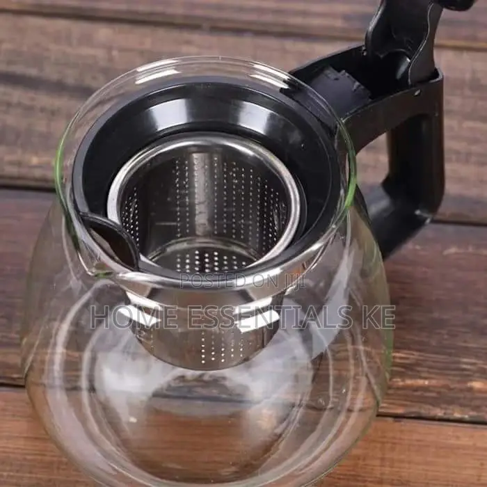Stainless Steel High Resistant Glass Tea Pot 1100ml*