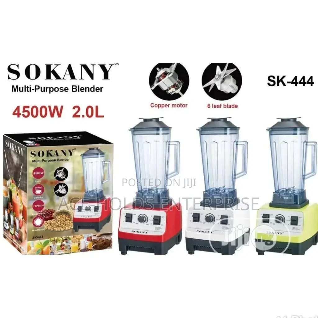 Sokany Commercial Blender 4500W
