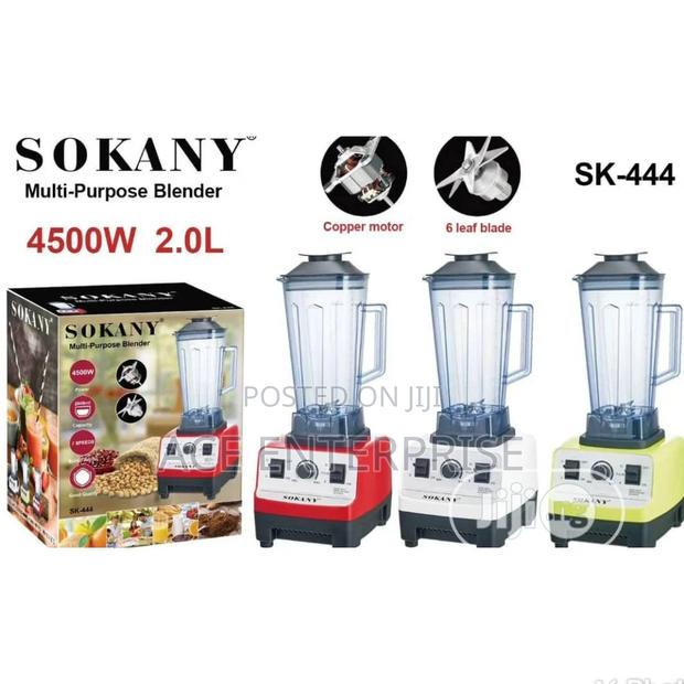 Sokany Commercial Blender 4500W - main view