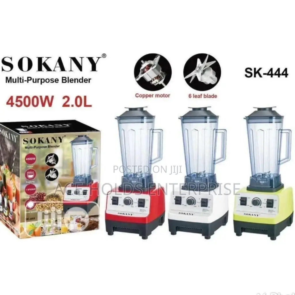 Sokany Commercial Blender