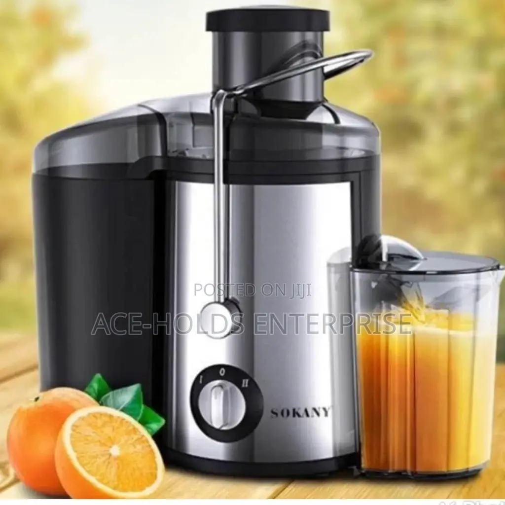 Bold and Powerful Sokany Juice Extractor.