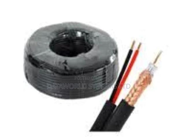RG 59 100MTRS WITH POWER,Coaxial Cable for Cameras - main view