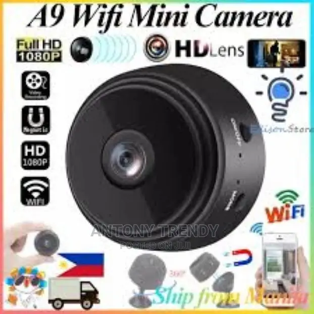A9 Wifi Mini Camera HD 1080P Smartphone App Night Vision IP