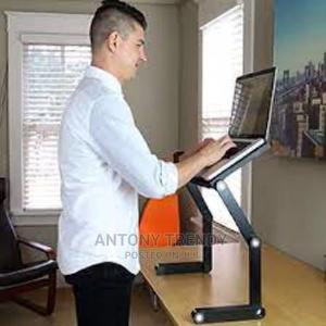 YUXO Foldable Laptop Desk Flexible PC Desk Bed - thumbnail 2