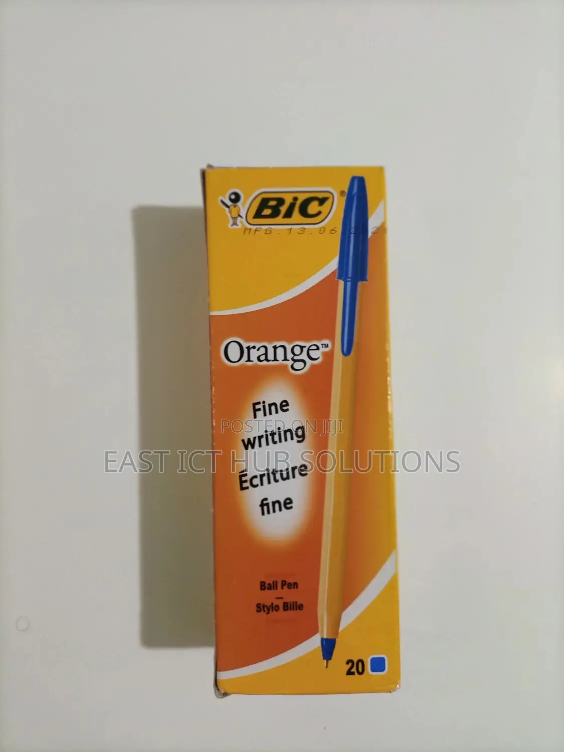 Blue and Black Sharp Pointed Pens Biq Brand