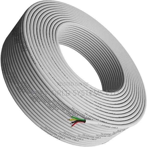 Telephone Round/Flat Cable 2 Pair 100M Roll - main view