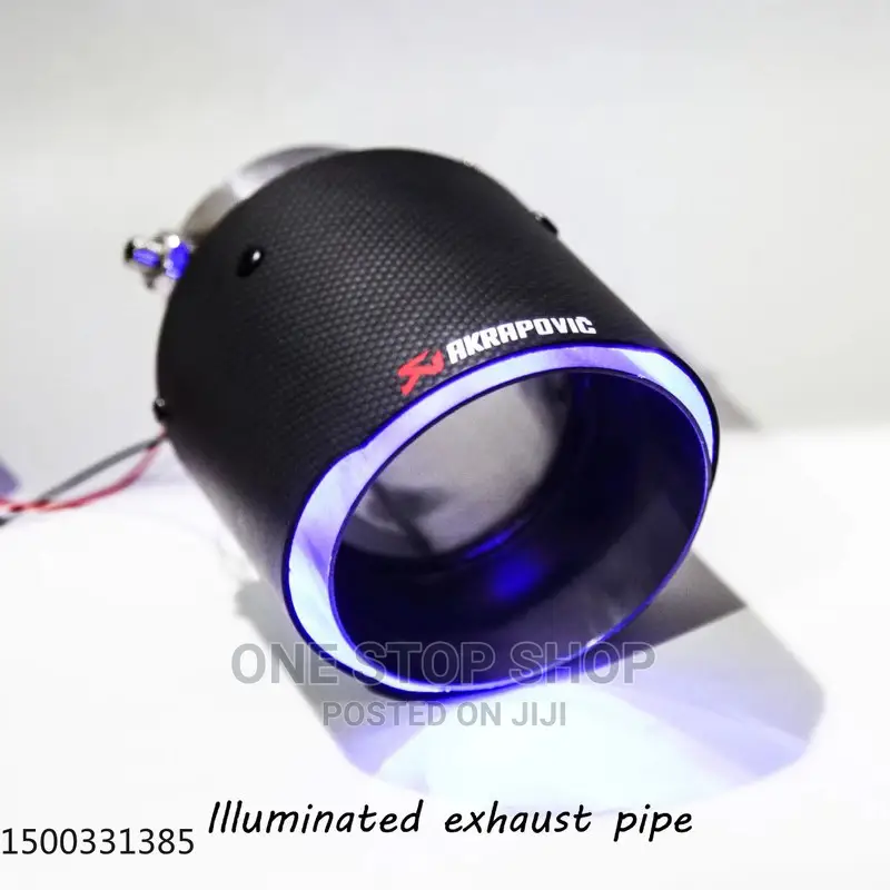 High Performance Universal Carbon Fiber LED Exhaust Tip
