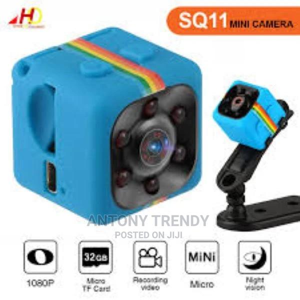 Blue in Colour Mini Camera HD 1080P SQ11 Sensor Night Vision