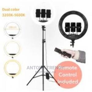 RL LED 18 Inch Ring Light Kit 55W Variable Color Temperatur - thumbnail 2