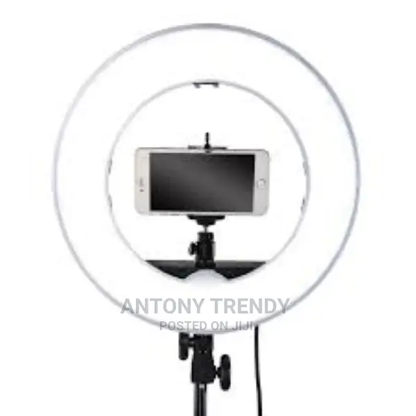RL-12 Inch LED Ring Light With Mirror, Phone Holder, Rem