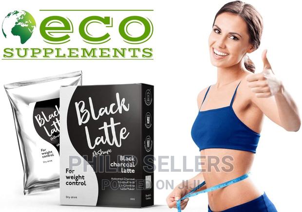 Dry Beverage With Charcoal Black Latte - thumbnail 4