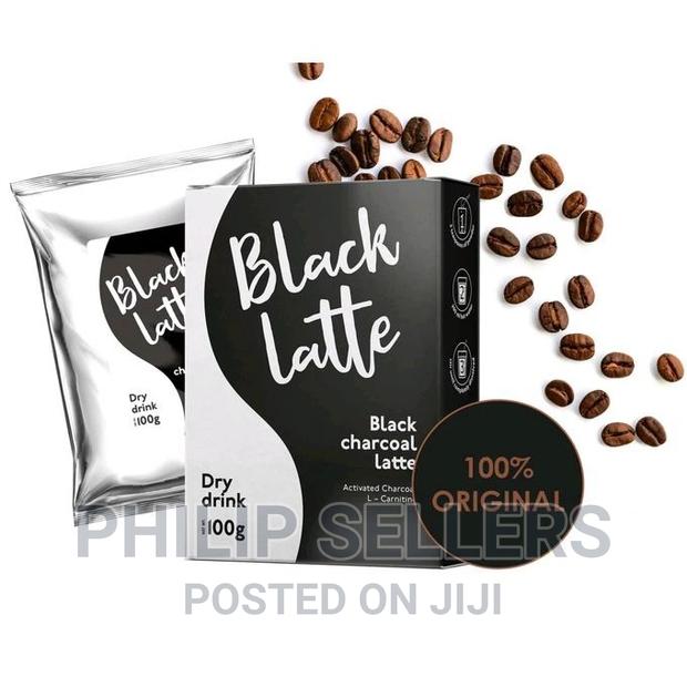 Black Latte Dry Drink Black Charcoal Latte 100% - main view