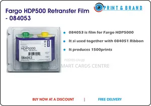 Fargo HDP5000 Printer Film- Prints 1500 Prints