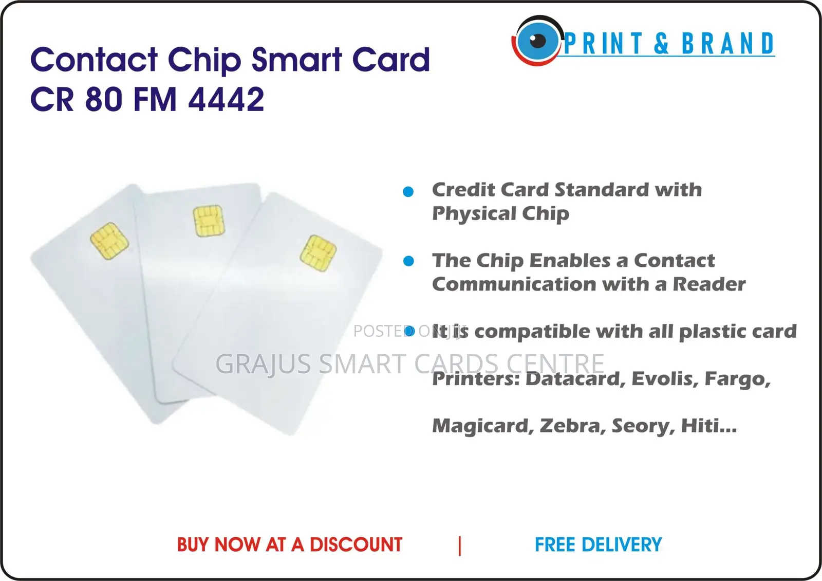 Contact Chip Smart Cards- Credit Card Standard