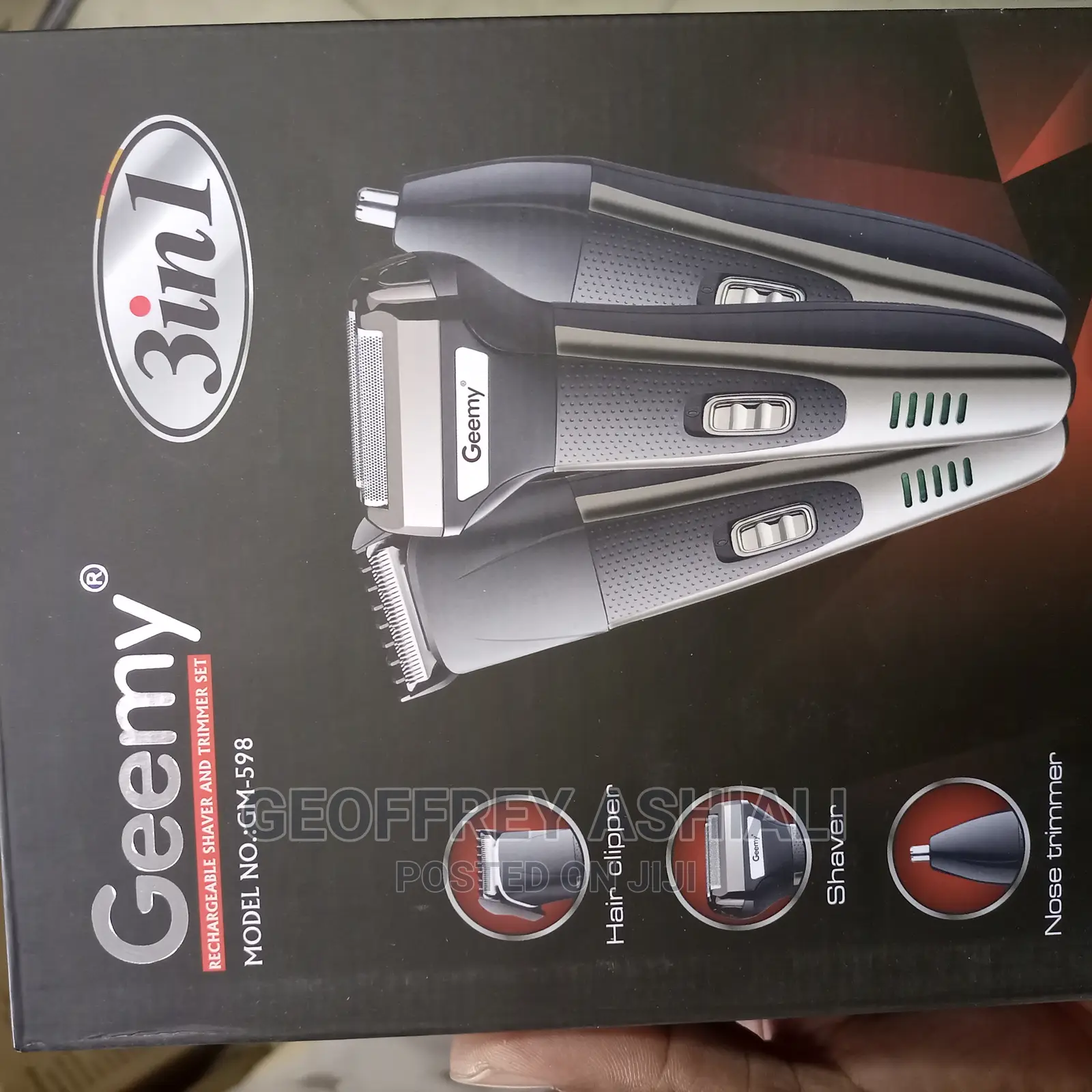 3in 1 Rechargale Hair Clippers, Shaver , Nose Trimmer