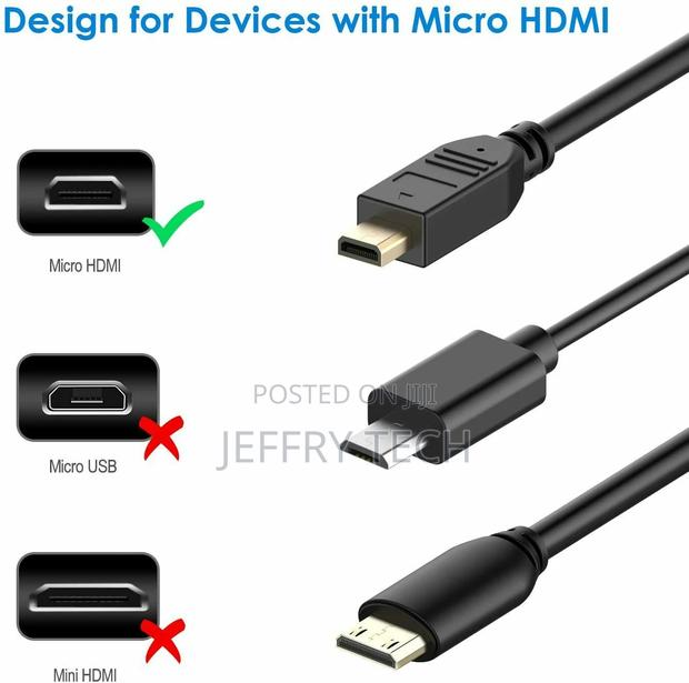 Digital Camera Micro HDMI Cable for Fujifilm X100F - thumbnail 3