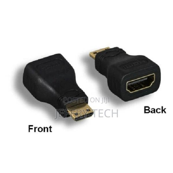 HDMI Female to Mini HDMI Type C Male Adapter Gold-Plated Con