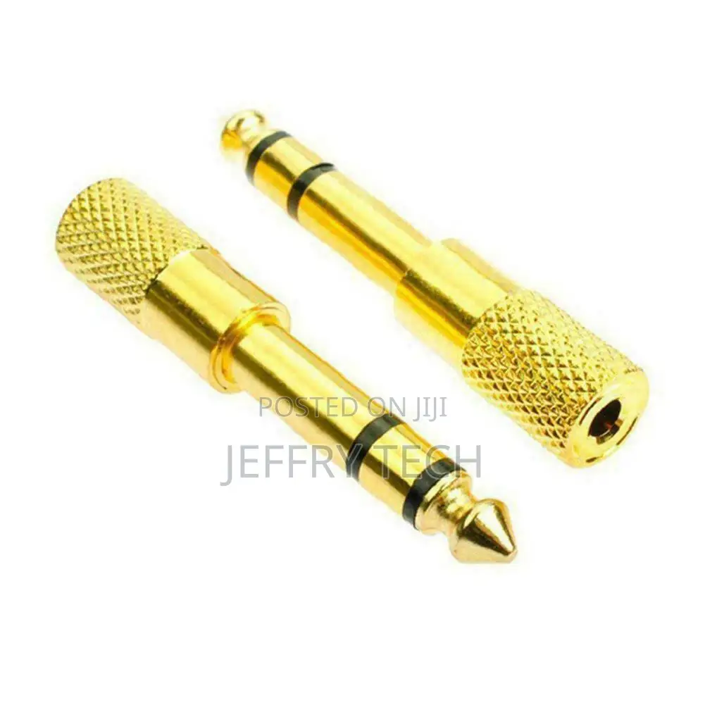 3.5mm Jack to 6.35mm Stereo Headphone Adaptor Connector 1/4