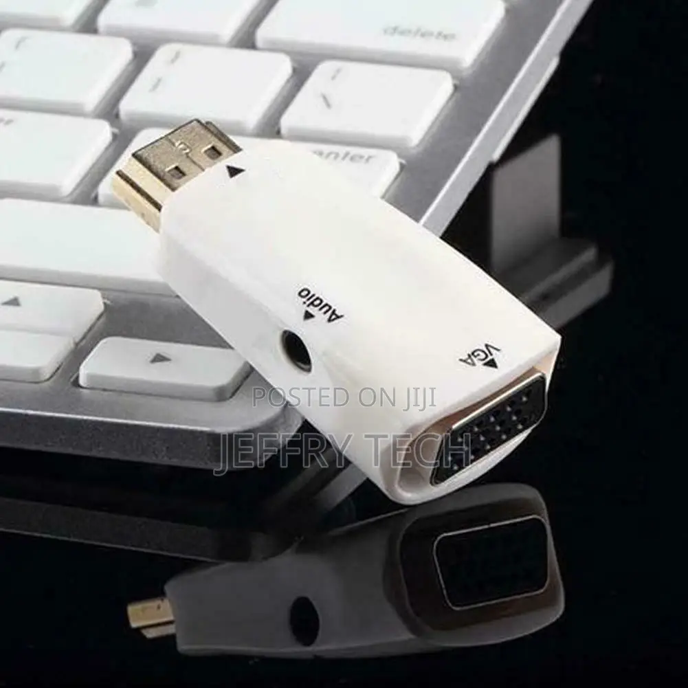 1 X Hdmi-Compatible Male to VGA Female Adapter Converter For