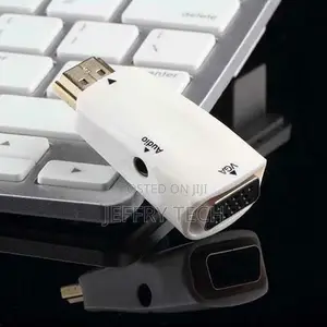 1 X Hdmi-Compatible Male to VGA Female Adapter Converter For