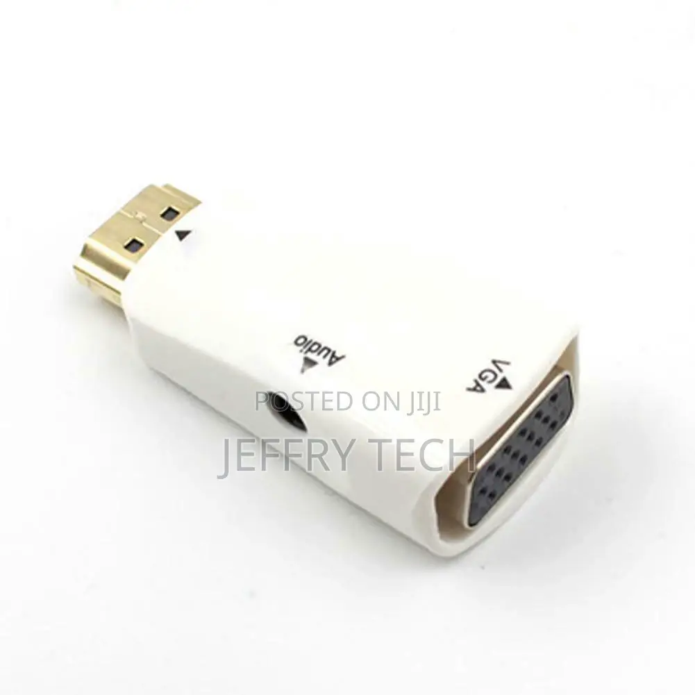 1 X Hdmi-Compatible Male to VGA Female Adapter Converter For