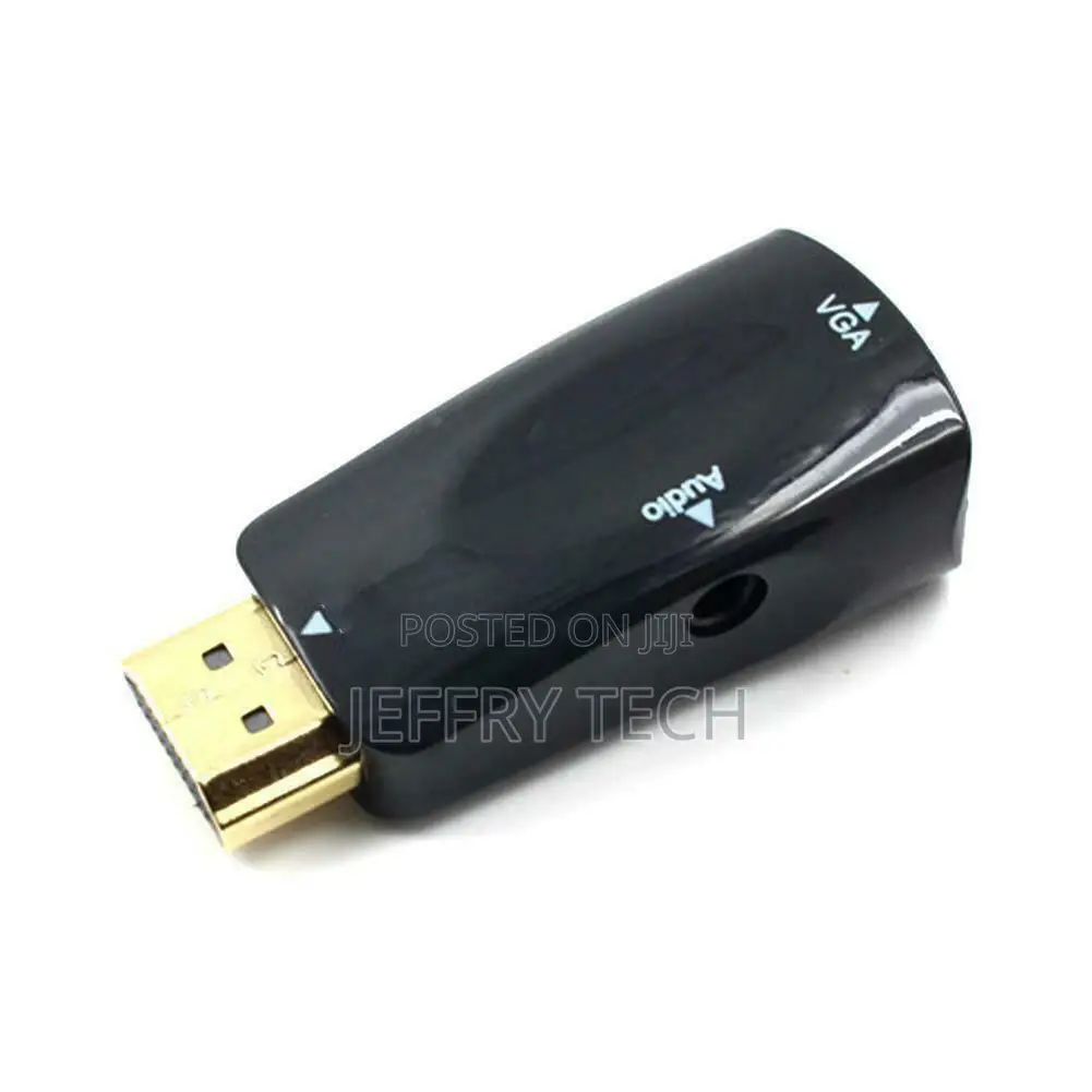 1 X Hdmi-Compatible Male to VGA Female Adapter Converter For