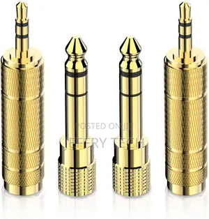 Headphone Adapter 6.35mm (1/4 Inch) Male to 3.5mm (1/8 Inch)