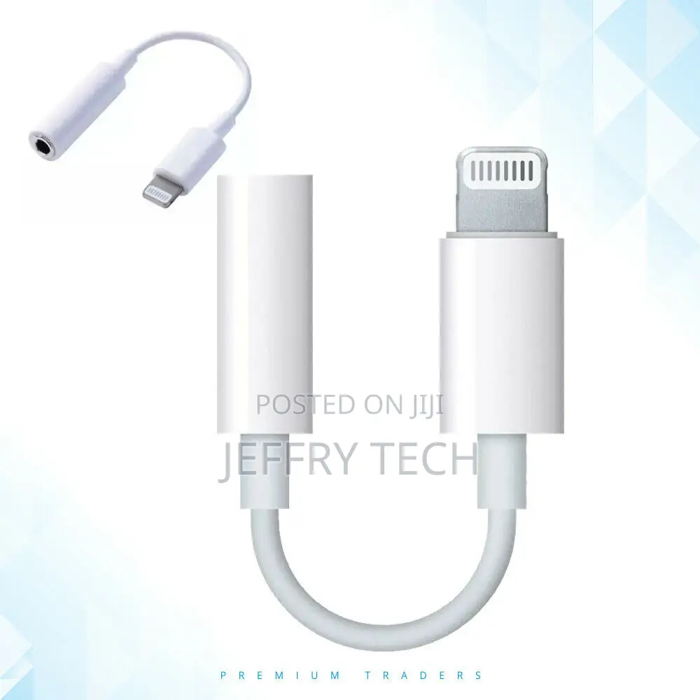 Genuine Lightening to 3.5mm Headphone Jack AUX Adapter Apple