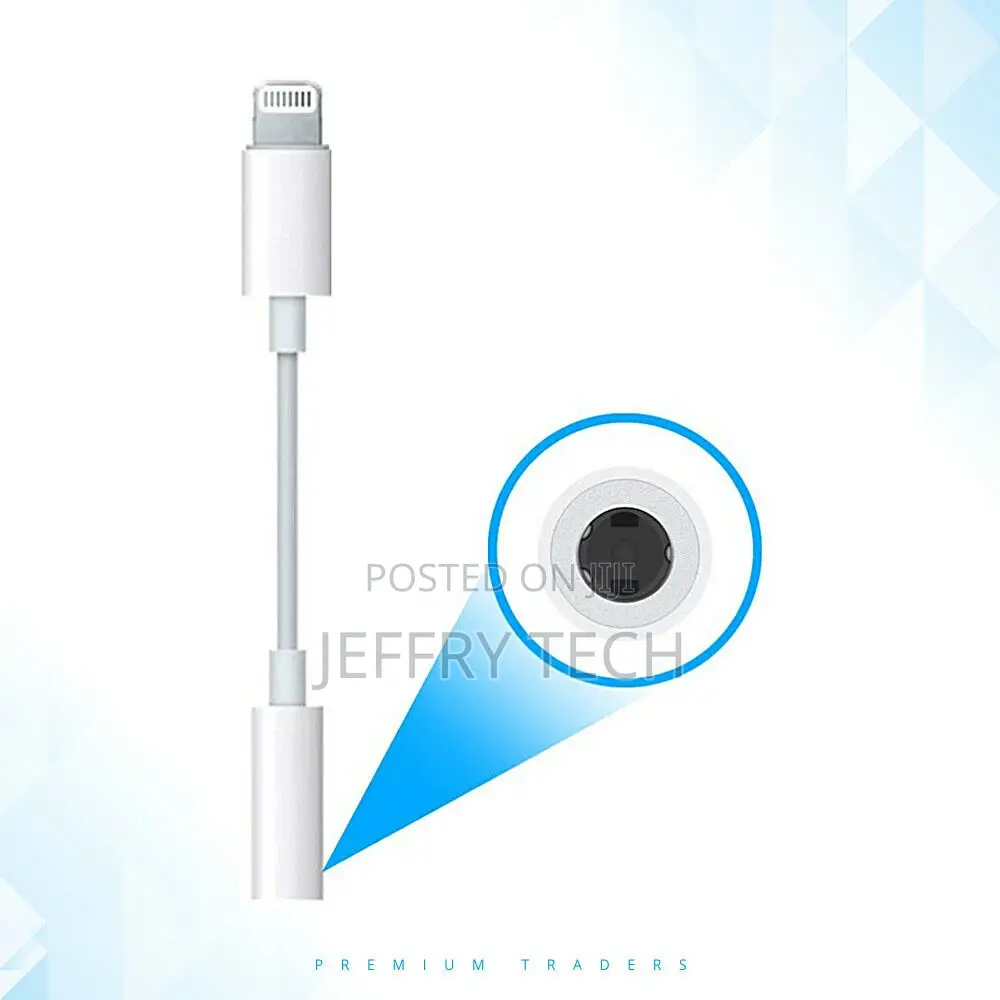 Genuine Lightening to 3.5mm Headphone Jack AUX Adapter Apple