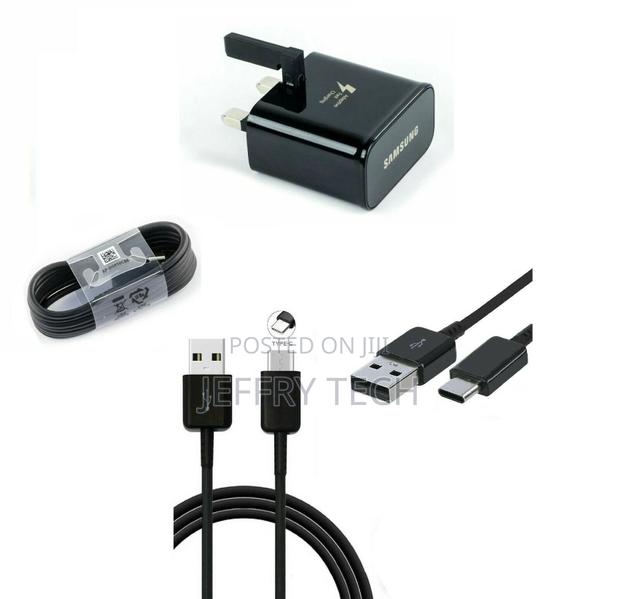 Fast Charger for Samsung Galaxy S8 S9 S10+ Plug +Type C USB - thumbnail 6