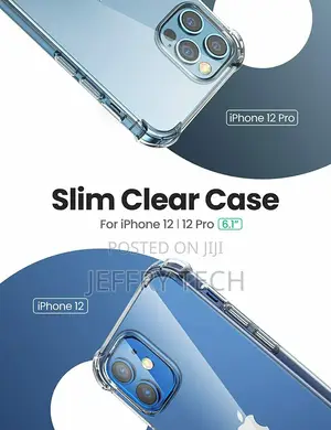 CLEAR Shockproof Case for iPhone 12, 11 Pro Max XR X XS 8 7