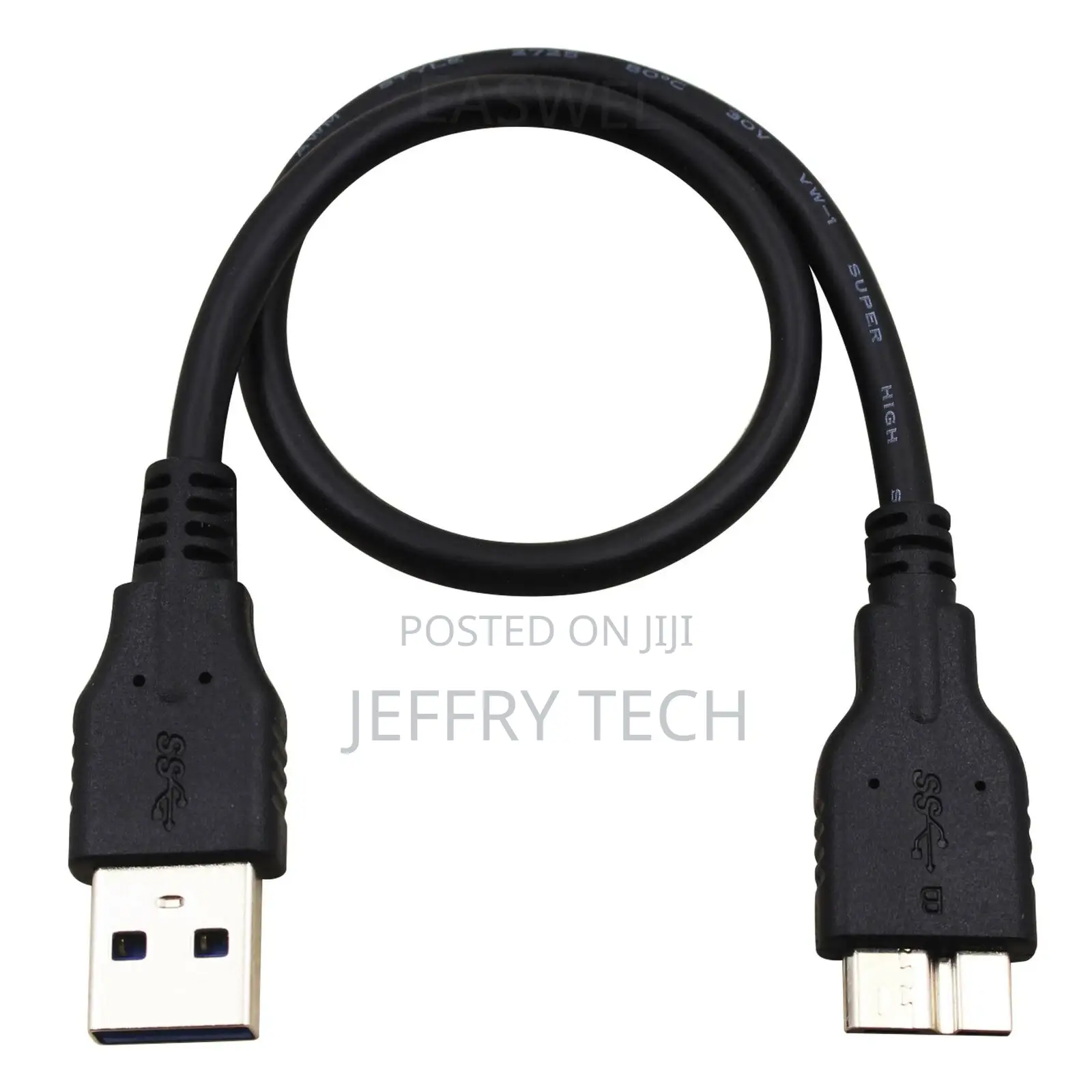 30CM USB 3.0 CABLE CORD FOR for Transcend 2 TB Storejet Hard