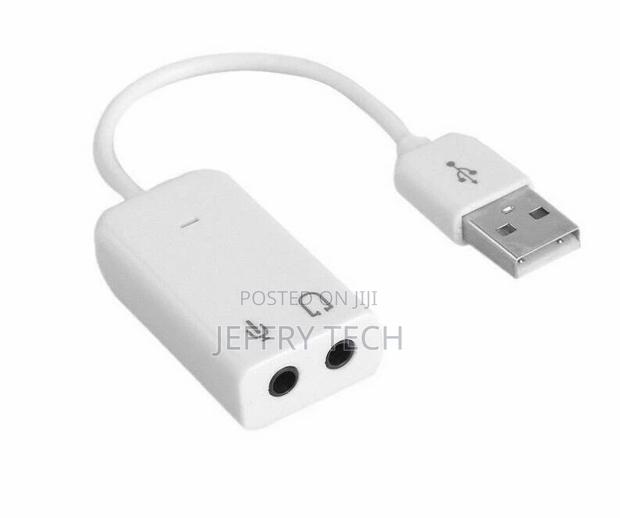 USB 2.0 Sound Card 7.1 3.5mm 3D Audio Adapter Micphone Earph