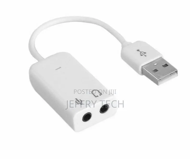 USB 2.0 Sound Card 7.1 3.5mm 3D Audio Adapter Micphone Earph