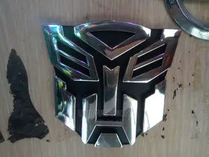Transformer Chrome Car Sticker