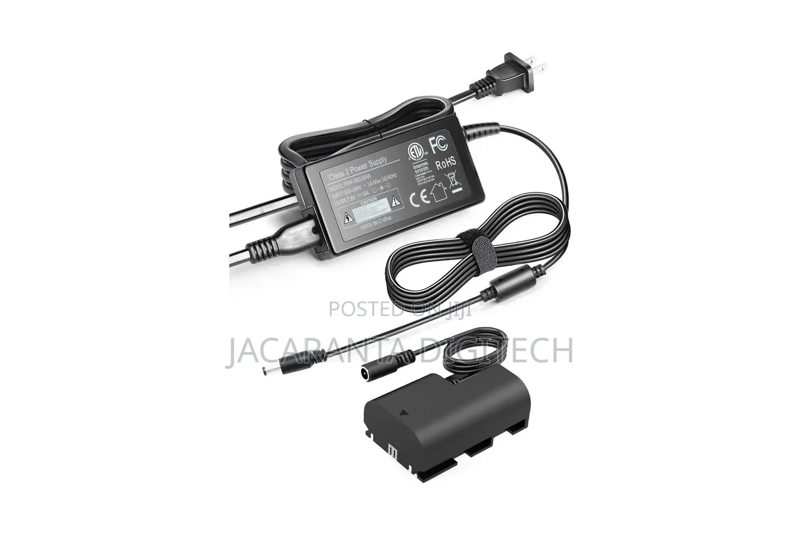 Dummy Battery and Adapter Canon Lp-E6 Battery Dc Coupler