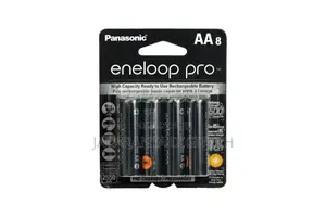 4x Panasonic Eneloop Pro Aa Rechargeable Batteries