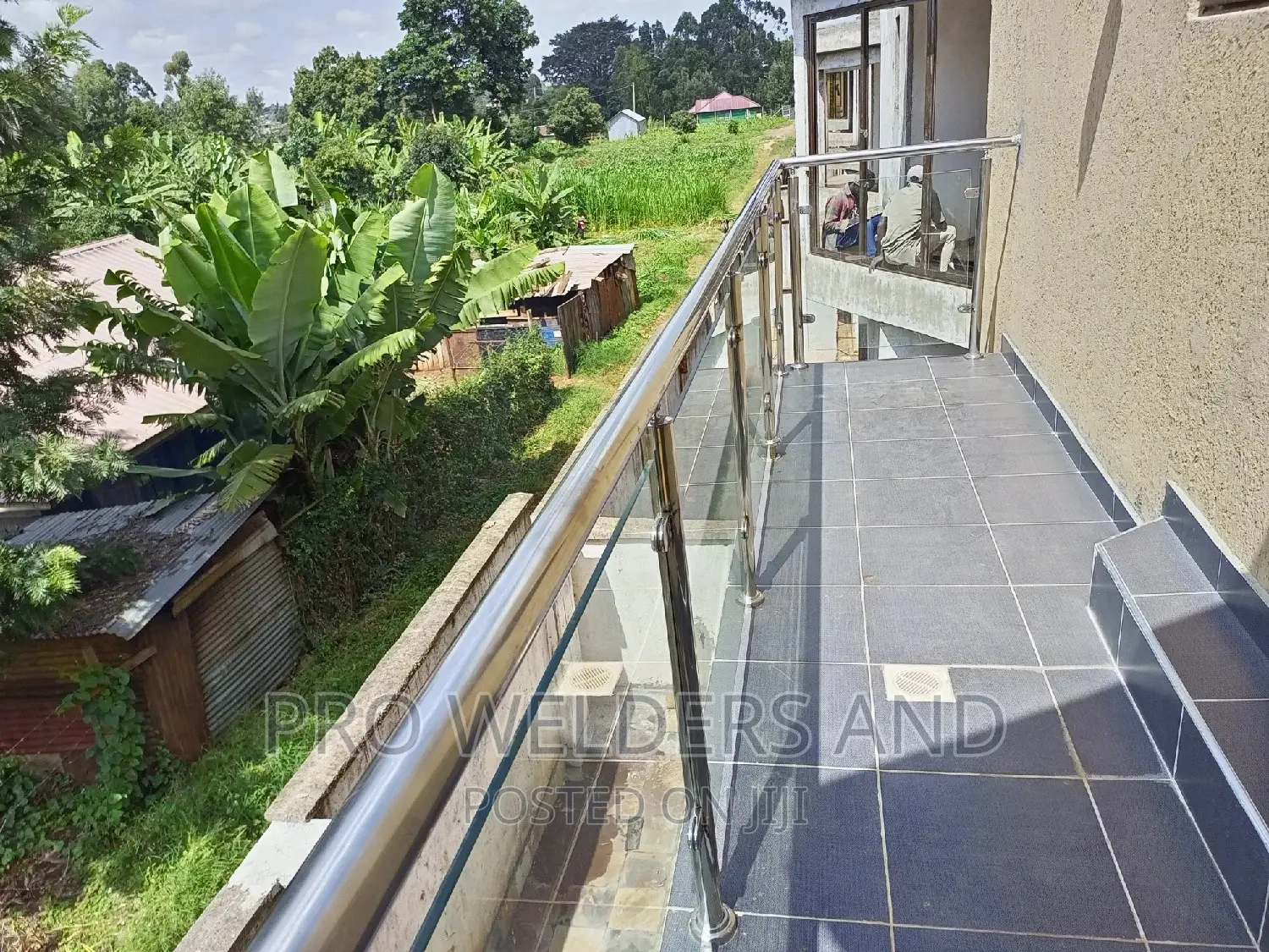 Stainless Steel Staircase/Balconies With Glass