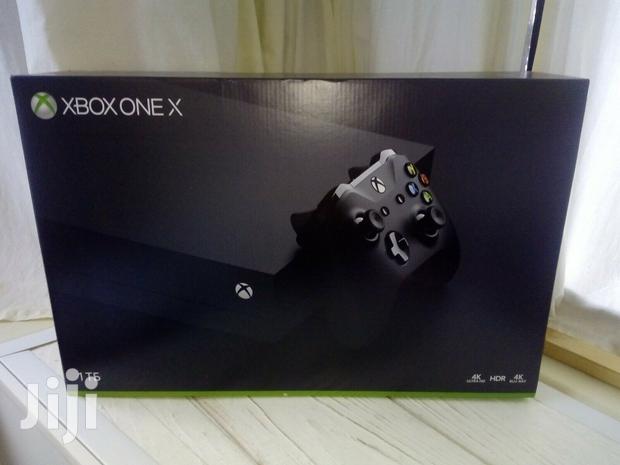Microsoft Xbox One X 1TB Console - Black - main view