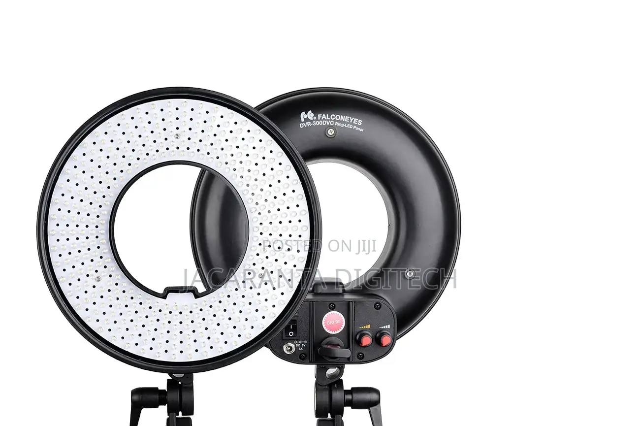Falcon Eyes DVR-300dvc Dimmable 300-Led Ring Video Light