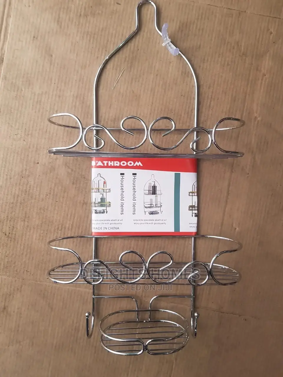 *3layer Stainless Steel Shower Caddy