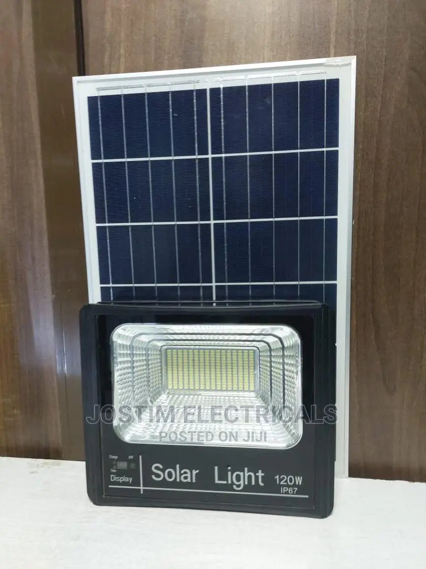 120w Led Solar Flood Light Complete