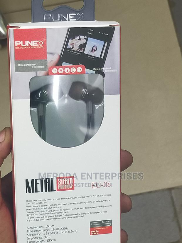 Punex Metal Stereo Earphones - main view