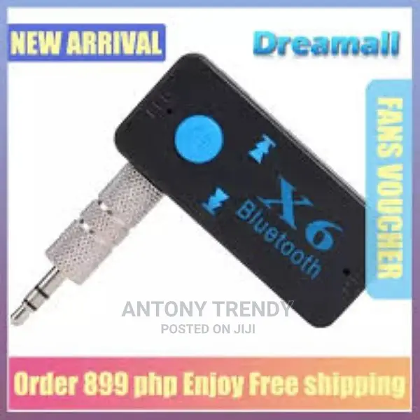 X6 Car Bluetooth Music Receiver MP3 Player TF Card Slot - BL