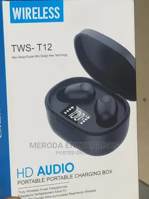 Wireless Headset With Portable Charging Box