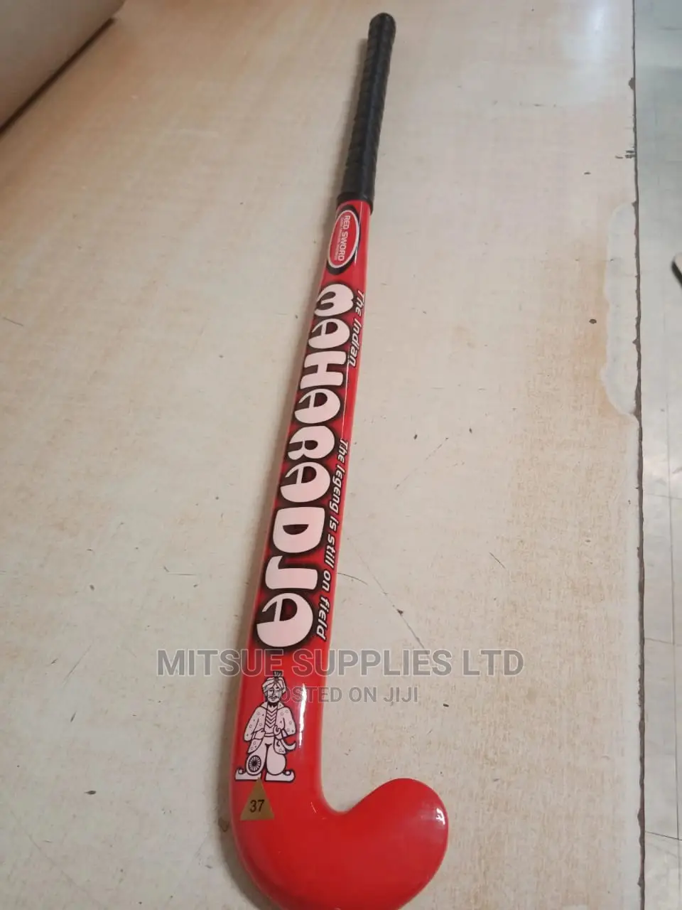 Maharaja Red Sword Hockey Stick 36''. Wooden