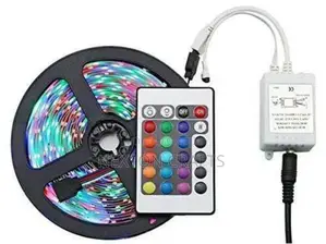 LED RGB Strip Light (5 Metre With IR Remote Controller)
