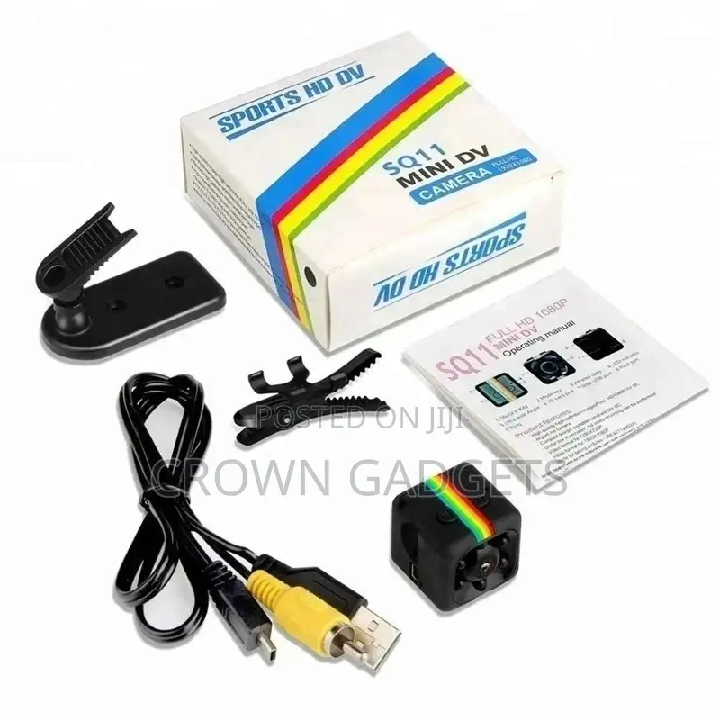 Sq11 Mini Dv Camera HD 1080P Black