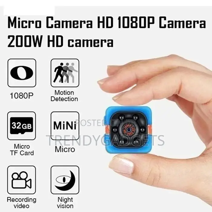 SQ11 Mini Camera HD Night Vision 1080P Mini DV for Video