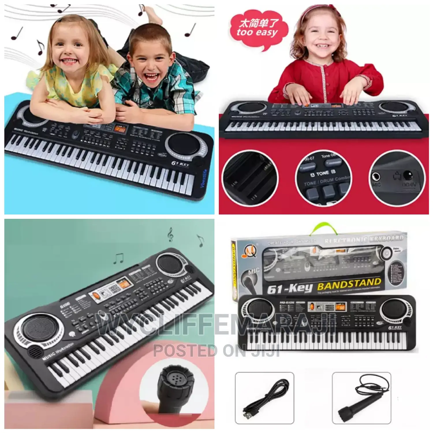 61key Kids Piano Keyboard